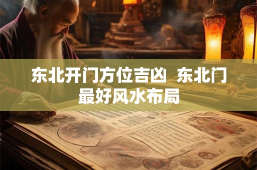 东北开门方位吉凶  东北门最好风水布局