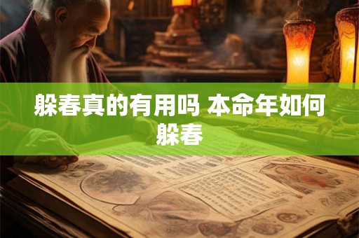 躲春真的有用吗 本命年如何躲春