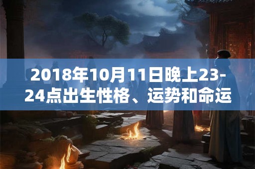 2018年10月11日晚上23-24点出生性格、运势和命运