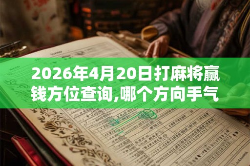 2026年4月20日打麻将赢钱方位查询,哪个方向手气佳
