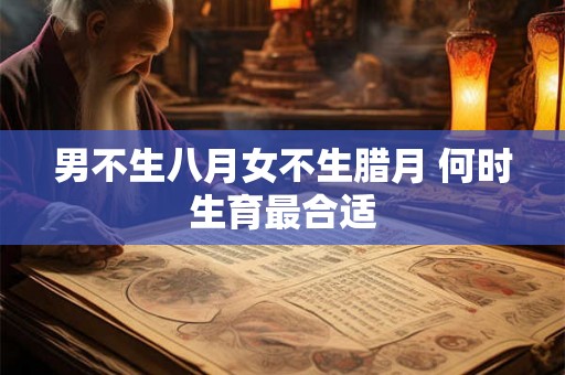 男不生八月女不生腊月 何时生育最合适