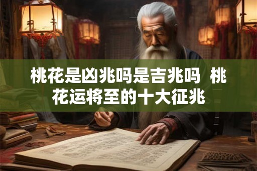 桃花是凶兆吗是吉兆吗 桃花运将至的十大征兆 桃花是凶兆吗是吉兆吗 桃花运将至的十大征兆