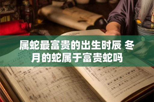 属蛇最富贵的出生时辰 冬月的蛇属于富贵蛇吗