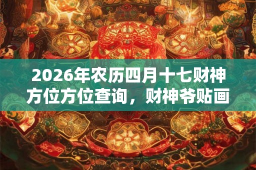 2026年农历四月十七财神方位方位查询,财神爷贴画有什么讲究? 2026年农历四月十七财神方位方位查询,财神爷贴画有什么讲究?