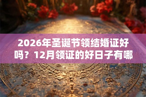 2026年圣诞节领结婚证好吗？12月领证的好日子有哪几天？