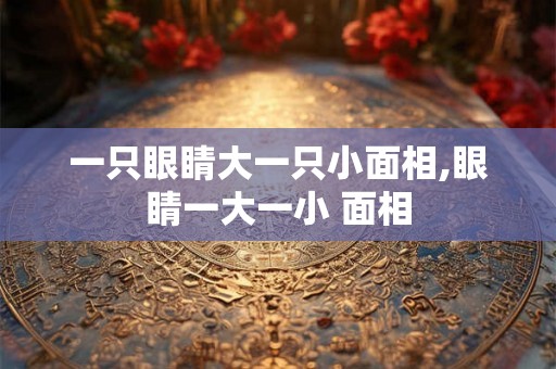 一只眼睛大一只小面相,眼睛一大一小 面相 一只眼睛大一只小面相,眼睛一大一小 面相