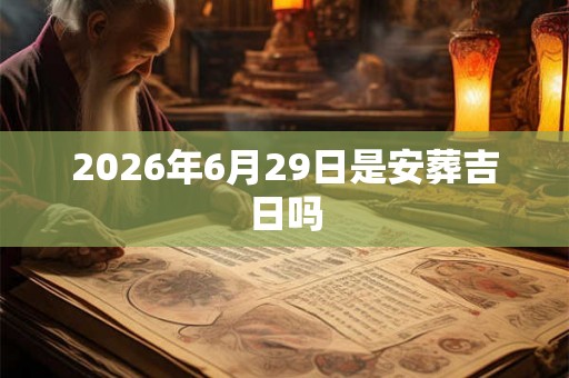 2026年6月29日是安葬吉日吗