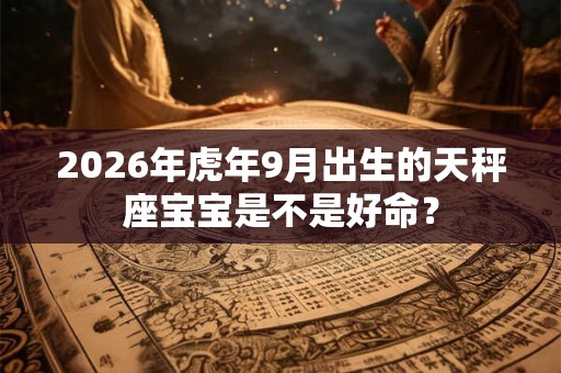 2026年虎年9月出生的天秤座宝宝是不是好命？