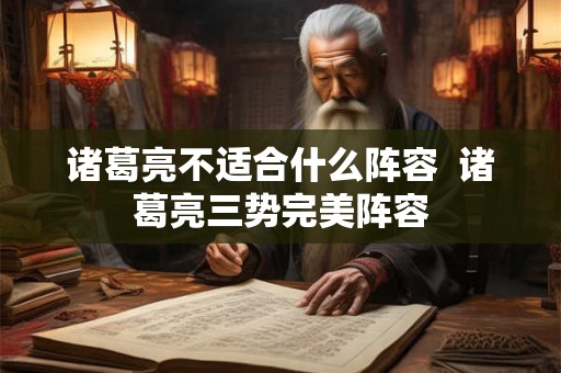 诸葛亮不适合什么阵容 诸葛亮三势完美阵容 诸葛亮不适合什么阵容 诸葛亮三势完美阵容