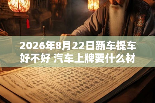 2026年8月22日新车提车好不好 汽车上牌要什么材料 2026年8月22日新车提车好不好 汽车上牌要什么材料
