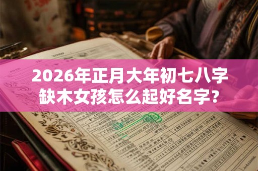 2026年正月大年初七八字缺木女孩怎么起好名字？