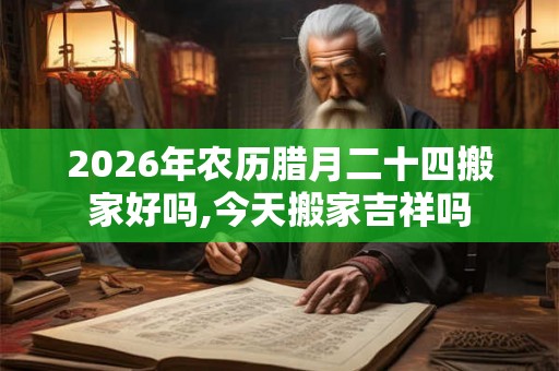 2026年农历腊月二十四搬家好吗,今天搬家吉祥吗
