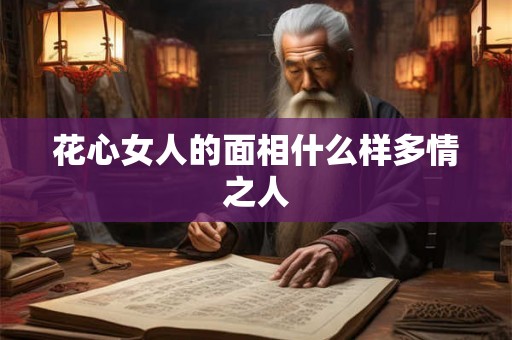 花心女人的面相什么样多情之人