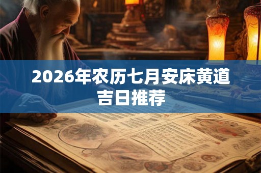 2026年农历七月安床黄道吉日推荐 2026年农历七月安床黄道吉日推荐