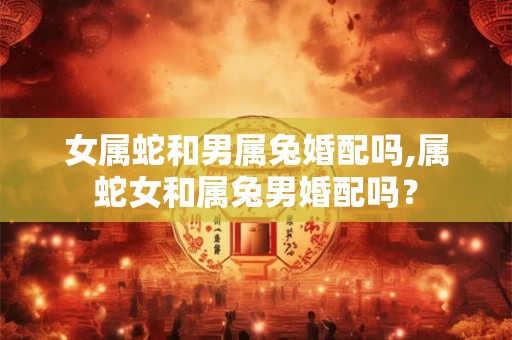 女属蛇和男属兔婚配吗,属蛇女和属兔男婚配吗？