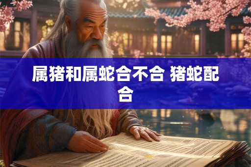 属猪和属蛇合不合 猪蛇配合