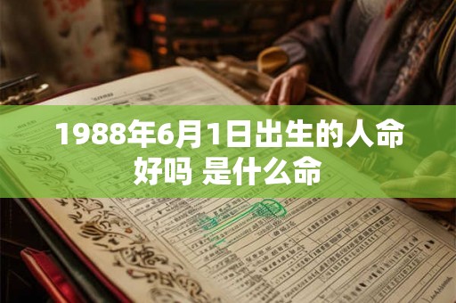1988年6月1日出生的人命好吗 是什么命
