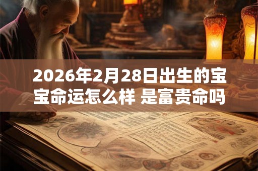2026年2月28日出生的宝宝命运怎么样 是富贵命吗