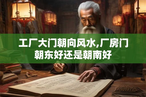 工厂大门朝向风水,厂房门朝东好还是朝南好