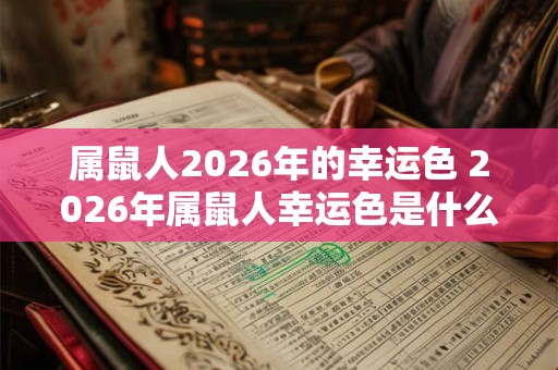 属鼠人2026年的幸运色 2026年属鼠人幸运色是什么