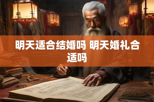 明天适合结婚吗 明天婚礼合适吗