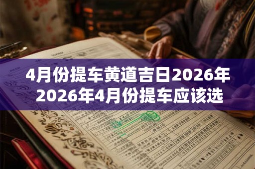 4月份提车黄道吉日2026年 2026年4月份提车应该选择哪一天的黄道吉日