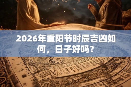 2026年重阳节时辰吉凶如何，日子好吗？