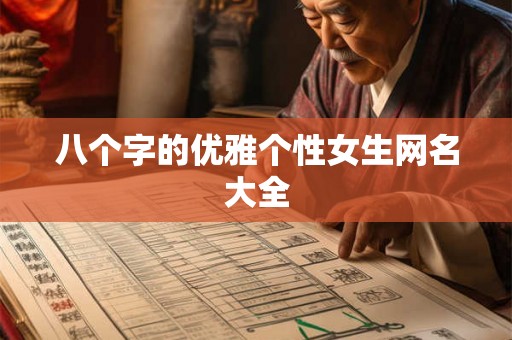 八个字的优雅个性女生网名大全