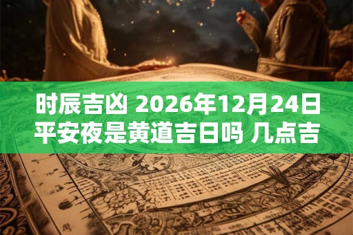 时辰吉凶 2026年12月24日平安夜是黄道吉日吗 几点吉利