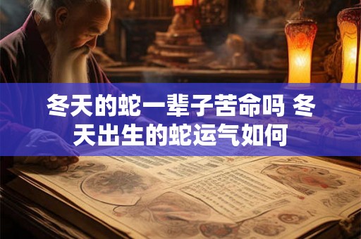 冬天的蛇一辈子苦命吗 冬天出生的蛇运气如何