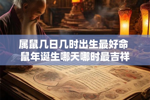 属鼠几日几时出生最好命 鼠年诞生哪天哪时最吉祥