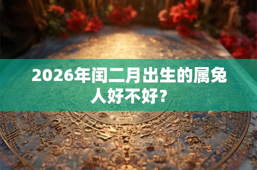 2026年闰二月出生的属兔人好不好？