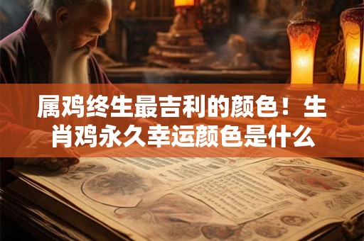 属鸡终生最吉利的颜色！生肖鸡永久幸运颜色是什么