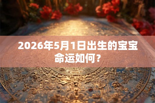 2026年5月1日出生的宝宝命运如何？