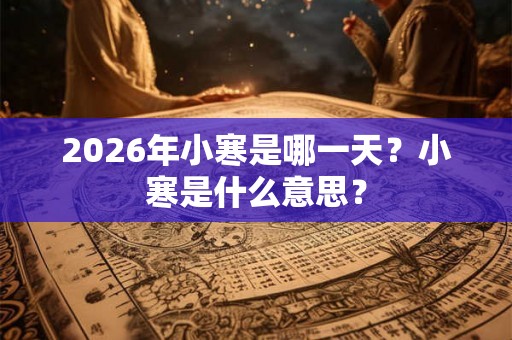 2026年小寒是哪一天？小寒是什么意思？