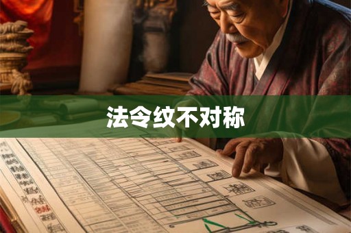 法令纹不对称