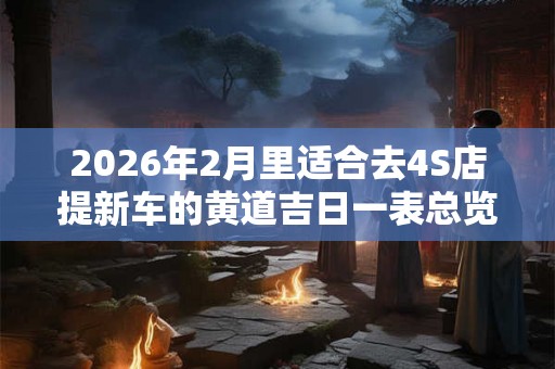 2026年2月里适合去4S店提新车的黄道吉日一表总览! 2026年2月里适合去4S店提新车的黄道吉日一表总览!