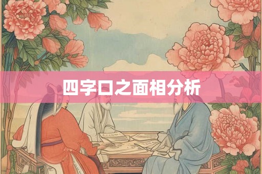 四字口之面相分析 四字口之面相分析