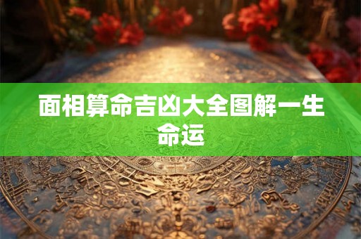 面相算命吉凶大全图解一生命运