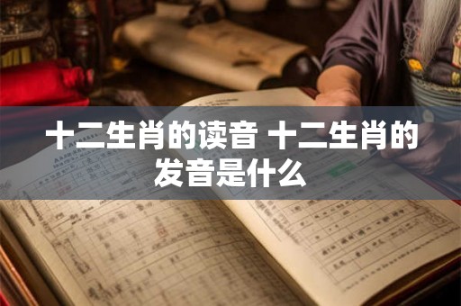 十二生肖的读音 十二生肖的发音是什么 十二生肖的读音 十二生肖的发音是什么