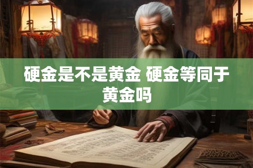 硬金是不是黄金 硬金等同于黄金吗