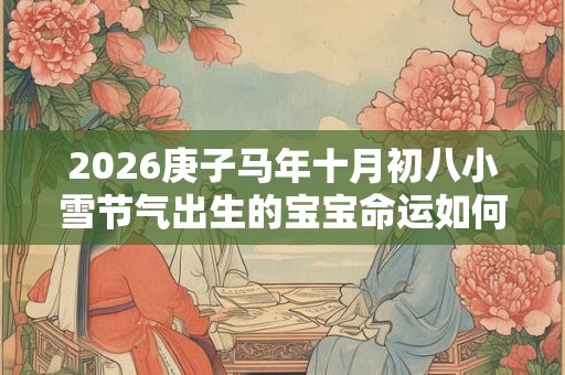 2026庚子马年十月初八小雪节气出生的宝宝命运如何？
