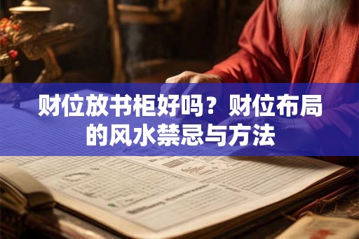 财位放书柜好吗？财位布局的风水禁忌与方法