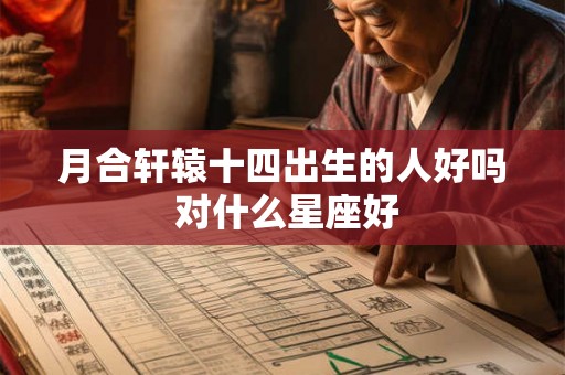 月合轩辕十四出生的人好吗 对什么星座好