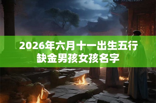 2026年六月十一出生五行缺金男孩女孩名字 2026年六月十一出生五行缺金男孩女孩名字