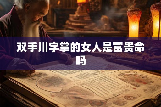 双手川字掌的女人是富贵命吗 双手川字掌的女人是富贵命吗