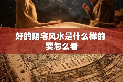 好的阴宅风水是什么样的 要怎么看 好的阴宅风水是什么样的 要怎么看