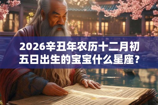 2026辛丑年农历十二月初五日出生的宝宝什么星座？