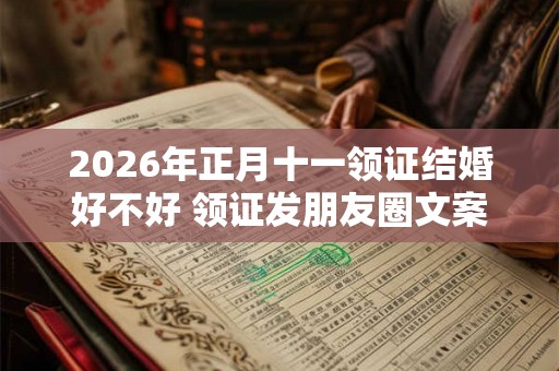 2026年正月十一领证结婚好不好 领证发朋友圈文案分享