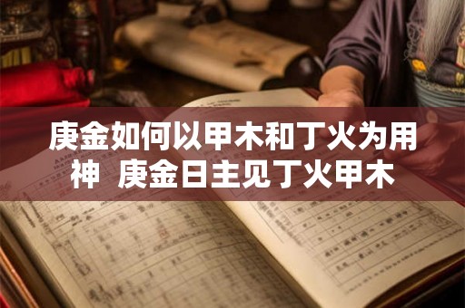 庚金如何以甲木和丁火为用神  庚金日主见丁火甲木